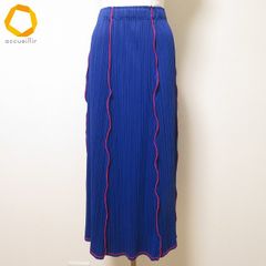 ISSEY MIYAKE FETE プリーツスカート ロイヤルブルー - メルカリ