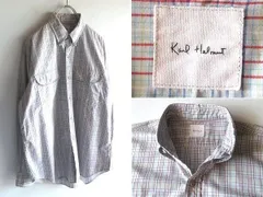 Karl Helmut カールヘルム コットン チェック BDシャツ FREE ライトブルー レッド ネコポス対応 PINK HOUSE ピンクハウス