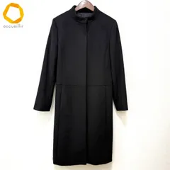 #wnc ランバン LANVIN コート 黒 アンゴラ混 スタンドカラー ロング イタリア製生地 レディース [985572]のサムネイル
