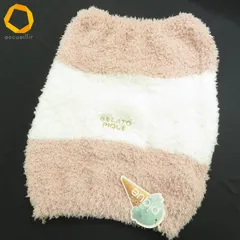 #we ジェラートピケ gelatopique 腹巻き ウエストウォーマー F ピンク系 オフホワイト ボーダー タグ付き 美品 レディース [994225] k01