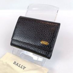 未使用級 BALLY バリー カードケース 名刺入れ アタッシュケース型 紫