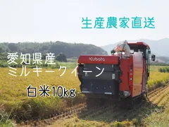 愛知県産　ミルキークイーン　白米10㎏のサムネイル