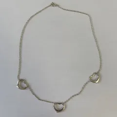 Tiffany ティファニー　オープンハート　ネックレス　シルバー