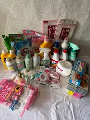 ①【お買い得】日用品まとめ売り  洗濯洗剤 柔軟剤 スポンジ ラップ ホイルなど♡ 全31点