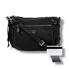 プラダ　PRADA ショルダーバッグ　クロスボディバッグ　テスートナイロン　ブラック　黒　ピンク　BT0689