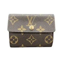 LOUIS VUITTON 極美品 ルイヴィトン ラドロー モノグラム コインケース M61927 ブラウン PVC レザー CT0013 コンパクトウォレット ミニ財布 カードケース ヴィンテージ ヴィトン LV Aランク 中古 鑑定済 ヴィトン財布