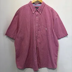 CHAPS チャップス EASY CARE 半袖シャツ ボタンダウンシャツ チェック 3XB 10125381