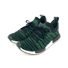 adidas アディダス スニーカー NMD R1 STLT PK 表記サイズ:28 ブースト AQ0936   ブラック/グリーン メンズ / 241005004904