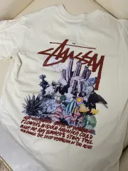 STUSSY フラワー プリンティング 半袖 Tシャツ