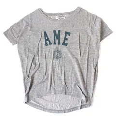 WA26364 未使用 Americana アメリカーナ BEAUTY＆YOUTH ビューティー＆ユース ユナイテッドアローズ 半袖 Tシャツ カットソー グレー 日本製