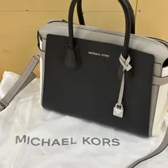★ MICHAEL KORS マイケルコース 2WAY ハンドバッグ ショルダーバッグ バイカラー ブラック グレー 保存袋付き