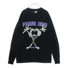 VINTAGE (ヴィンテージ) 90S VINTAGE PEARL JAM ALIVE FRUIT OF THE LOOM ヴィンテージ パールジャム アライブ クルーネック 長袖Tシャツ カットソー ブラック