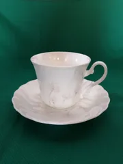 ノリタケ　花柄　カップ＆ソーサー