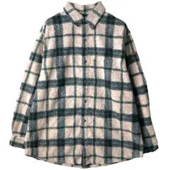 古着 ラルフローレン Ralph Lauren POLO SPORT ポロスポーツ チェック柄 フリースシャツジャケット カナダ製 メンズL相当/eaa612751