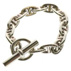 HERMES (エルメス) シェーヌダンクルMM 14コマ ブレスレット チェーン シルバー