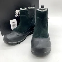 SOREL ソレル バクストン プルオン ウォータープルーフ NM5182 スノーブーツ 美品 シューズ スエード 防水 アウトドア カジュアル メンズ 26cm ブラック 靴 B15798◆のサムネイル