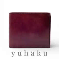 公認アウトレット品｜yuhaku YFP131 二つ折り財布 パープルのサムネイル