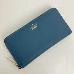 ケイトスペード 長財布 ラウンドファスナー kate spade newyork ブルー 青 財布