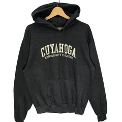 Champion /チャンピオン カレッジ刺繍 パーカー フーディー プルオーバー フロント刺繡 ElSalvador製 Mサイズ グレー