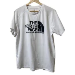 THE NORTH FACE(ノースフェイス) 半袖Tシャツ サイズXL メンズ - 白×黒 クルーネック