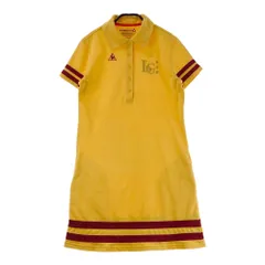 サイズ：LL LE COQ GOLF ルコックゴルフ  半袖ワンピース  イエロー系 [240101627314] ゴルフウェア レディース ストスト