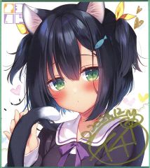 d*7様 オリジナル 手描き アナログイラスト 色紙 13 - メルカリ