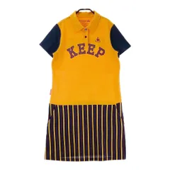 サイズ：LL LE COQ GOLF ルコックゴルフ  半袖ワンピース ストライプ柄 オレンジ系 [240101627315] ゴルフウェア レディース ストスト