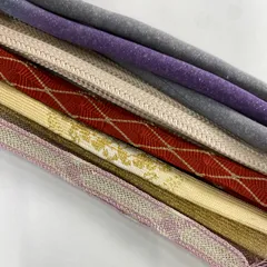 【在庫一掃】 帯締め 優品 帯締め5本セット ベージュ 正絹 和装小物 【中古】