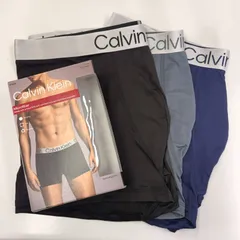 訳あり 新品未使用 カルバンクライン ボクサーパンツ 3枚 3枚セット セット 下着 メンズ ボクサー パンツ 前閉じロゴ 無地 大きめ Calvin Klein NP2851O XLサイズ（XXLサイズ相当）[260212-55]
