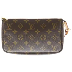 LOUIS VUITTON (ルイヴィトン) モノグラム ポシェットアクセソワール ブラウン PVC M51980