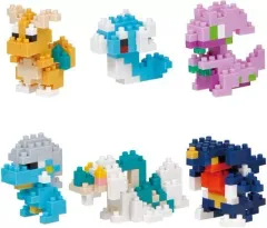 【中古】おもちゃ 全6種セット 「ナノブロック NBMC_25 ミニナノ ポケットモンスター ドラゴンタイプ」