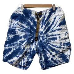 Gramicci(グラミチ) ハーフパンツ サイズL メンズ - ネイビー×白