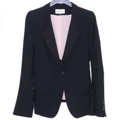 ANN DEMEULEMEESTER ロングテーラードジャケット サイズ34 ブラック