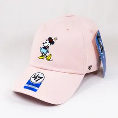 【フォーティーセブン正規品】キャップ 帽子 47 フォーティーセブン 子供用 KIDS Kid's キッズ '47 クリーンナップ Disney ミニーマウス ピンク(商品番号：14920268)