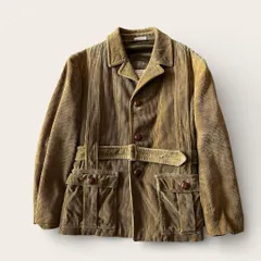 60s ハンティングジャケット コーデュロイ 革ボタン オーストリア製 ブラウン サイズ40