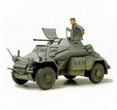 【新品】プラモデル 1/35 ドイツ 4輪装甲偵察車 Sd.Kfz/222(エッチングパーツ付き) 「ミリタリーミニチュアシリーズ No.270」 ディスプレイモデル [35270]