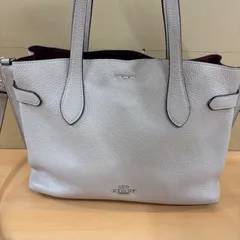 ★ COACH コーチ トートバッグ レザー グレージュ系 レディースバッグ A4可 大容量