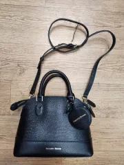 サマンサタバサ ブラック トートバッグ + ストラップ