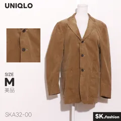 美品 UNIQLO アウター テーラードジャケット　長袖　コーデュロイ　ボタン付き　綿100％