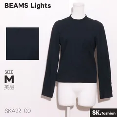 美品 BEAMS Lights トップス ブラウス　長袖　スタンドカラー　後ろジップ　クラシカル　綿100％のサムネイル