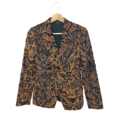 TAGLIATORE  タリアトーレ ハラコ調レオパード柄ジャケット サイズ:38/L ダブル/イタリア製    ブラウン レディース / 240001188721のサムネイル