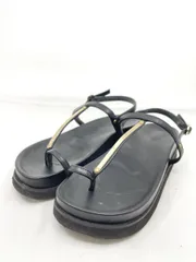 GALLARDAGALANTE ガリャルダガランテ 2.718 メタル トング サンダル size 22.5相当/黒  ■◆ レディースのサムネイル