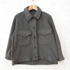 UNIQLO ユニクロ コート オーバーサイズ ジャケット ユニクロ：シー アウター ウール混 グレー Mサイズ ◎、◇〇☆