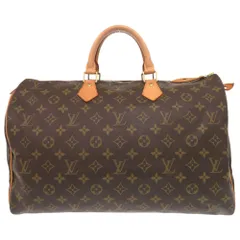 美品 ルイ ヴィトン スピーディ40 モノグラム M41522 ブラウン ハンドバッグ LV 0070 LOUIS VUITTON