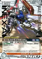 【中古】ガンダムウォー 01A/U WT004R[R]：エールストライクガンダム(金箔押し)のサムネイル
