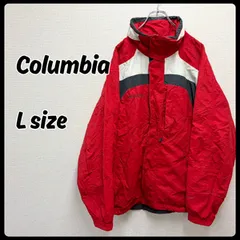 90s Columbia ナイロンジャケット レッド Lサイズ ヴィンテージ