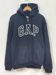GAP ギャップ ジップアップ パーカー sizeM/黒  ◆■ メンズ