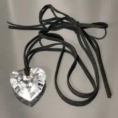 Swarovski スワロフスキー ネックレス ハート型 ペンダント クリスタル クリア レディースアクセサリー■S229