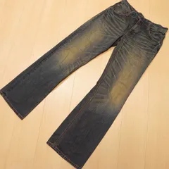 (500★雰囲気抜群 EDWIN エドウィン BT5011 ユーズド加工 ブーツカット デニム ジーンズ ジーパン w30 古着