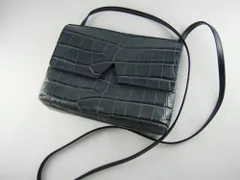 【USED/B】VINCE ヴィンス 型押しレザー ショルダーバッグ